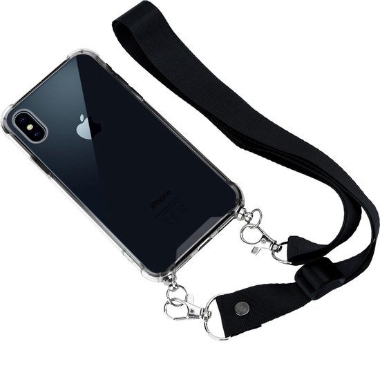 Coque ShieldCase Shock avec cordon noir iPhone Xs Max | bol.com