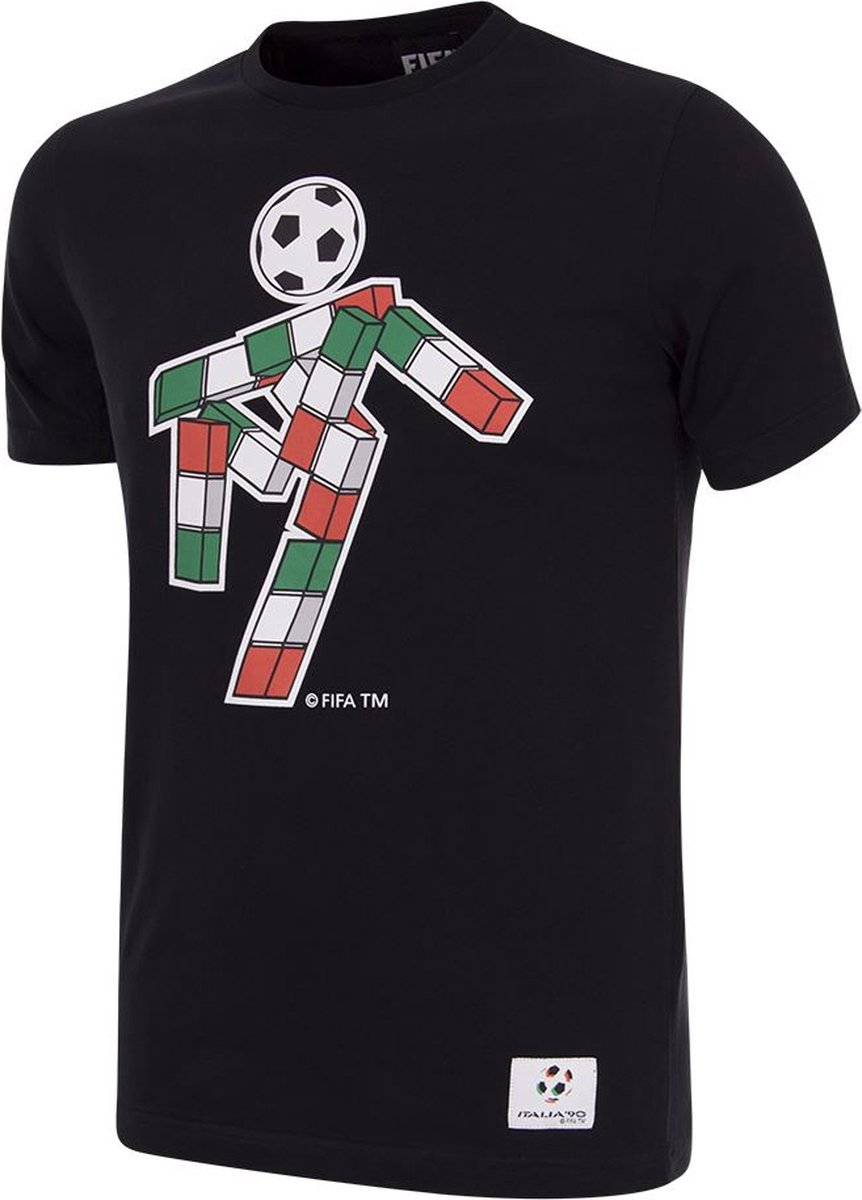 COPA - Italië 1990 World Cup Ciao Mascot T-Shirt - S - Zwart