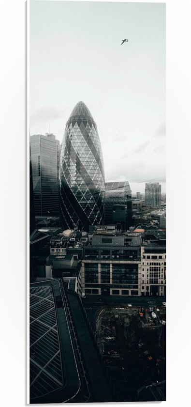 PVC Schuimplaat- Uitzicht van een Stad - Verenigd Koninkrijk - 20x60 cm Foto op PVC Schuimplaat
