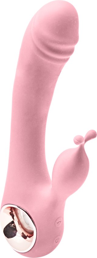 Vibely - Tarzan Vibrator - Erotiek- Oplaadbare Luxe Magic Wand Rabbit Vibrator - Vibrators voor vrouwen - Sex Toys voor vrouwen -10 standen - Fluisterstil - Pink