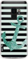 Casetastic Softcover Samsung Galaxy S9 - Glitter Anchor Mint