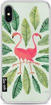 Casetastic Softcover Apple iPhone X - Flamingos Green