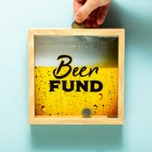 Out Of The Blue Houten Spaarpot - Beer Fund