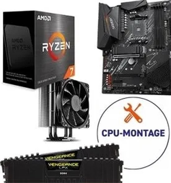Azerty AzUpgradeASUS5800X AMD X570 Socket AM4 ATX