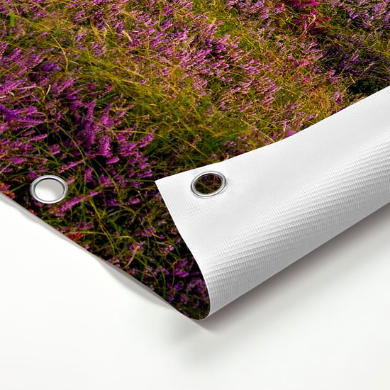 Gards Garden poster Purple Meadow - 80x120 cm - Toile jardin - Décoration de jardin - Décoration murale extérieur - Tableau jardin