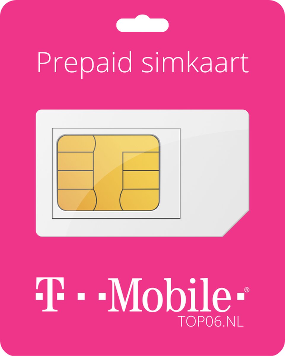 06 39-300-220 | T-Mobile Prepaid simkaart | Mooi en makkelijk 06 nummer | Past in elke telefoon
