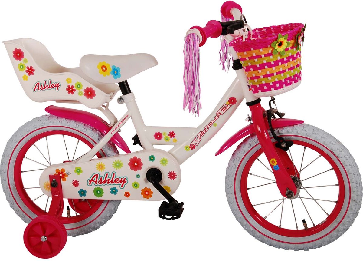 Kinderfiets Ashley Doll carrier 14 inch