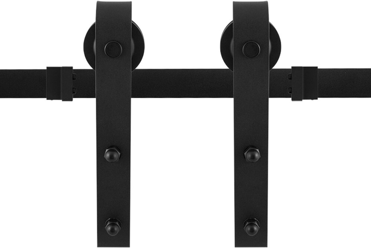 Schuifdeursysteem - Zwart - Staal verzinkt - GPF - Binnendeur - GPF0500.61 Lanka zwart 220 cm