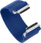 Bracelet pour Universel Convient pour Samsung Galaxy Watch Nylon Tissé Élastique - Blauw