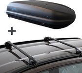 Coffre de toit PerfectFit 400 Litres + Galeries de toit adaptées pour Volvo  XC40 SUV à... | bol.com