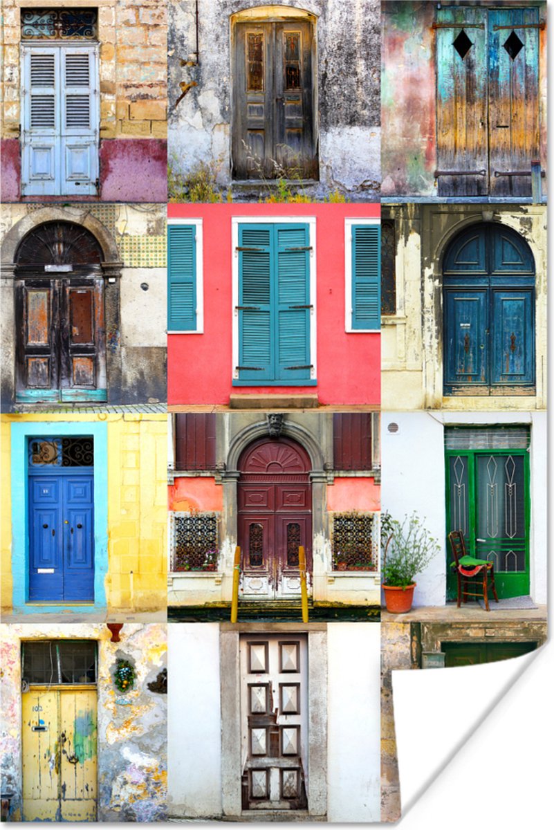 Deuren - Regenboog - Architectuur - Collage