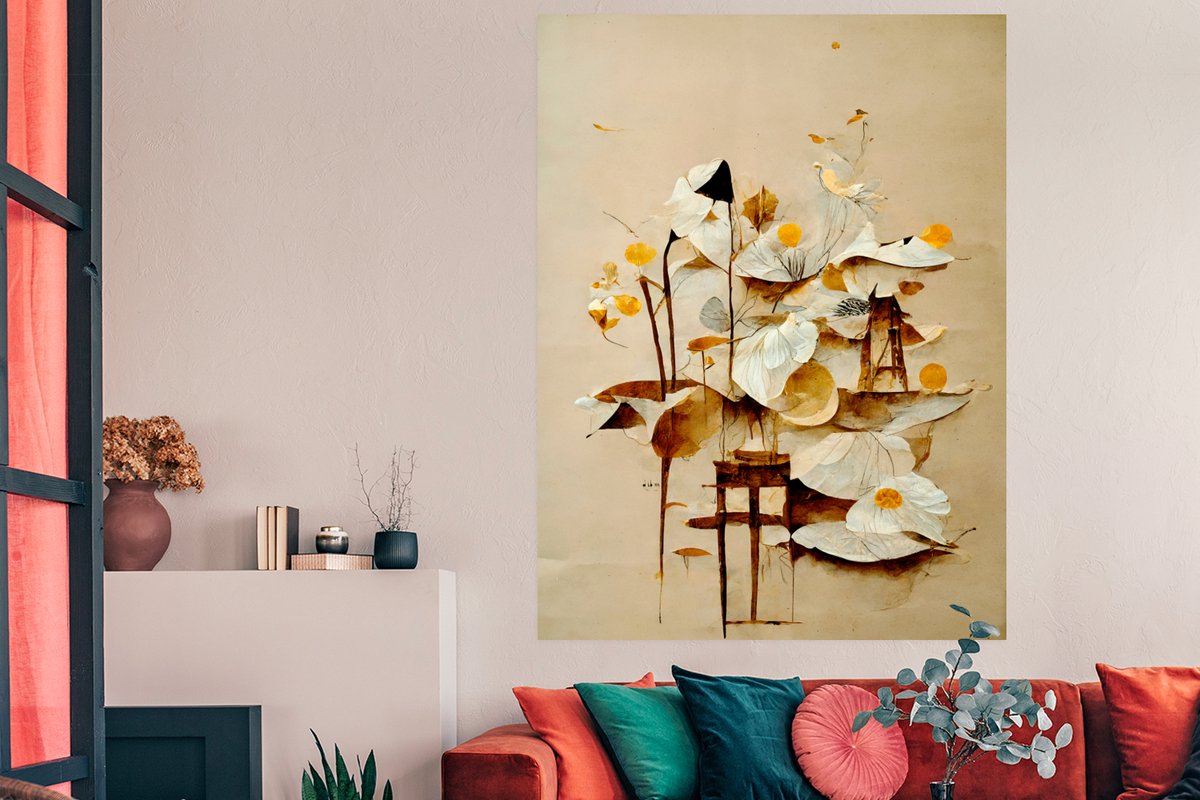 Bloemen - Wit - Planten - Vintage