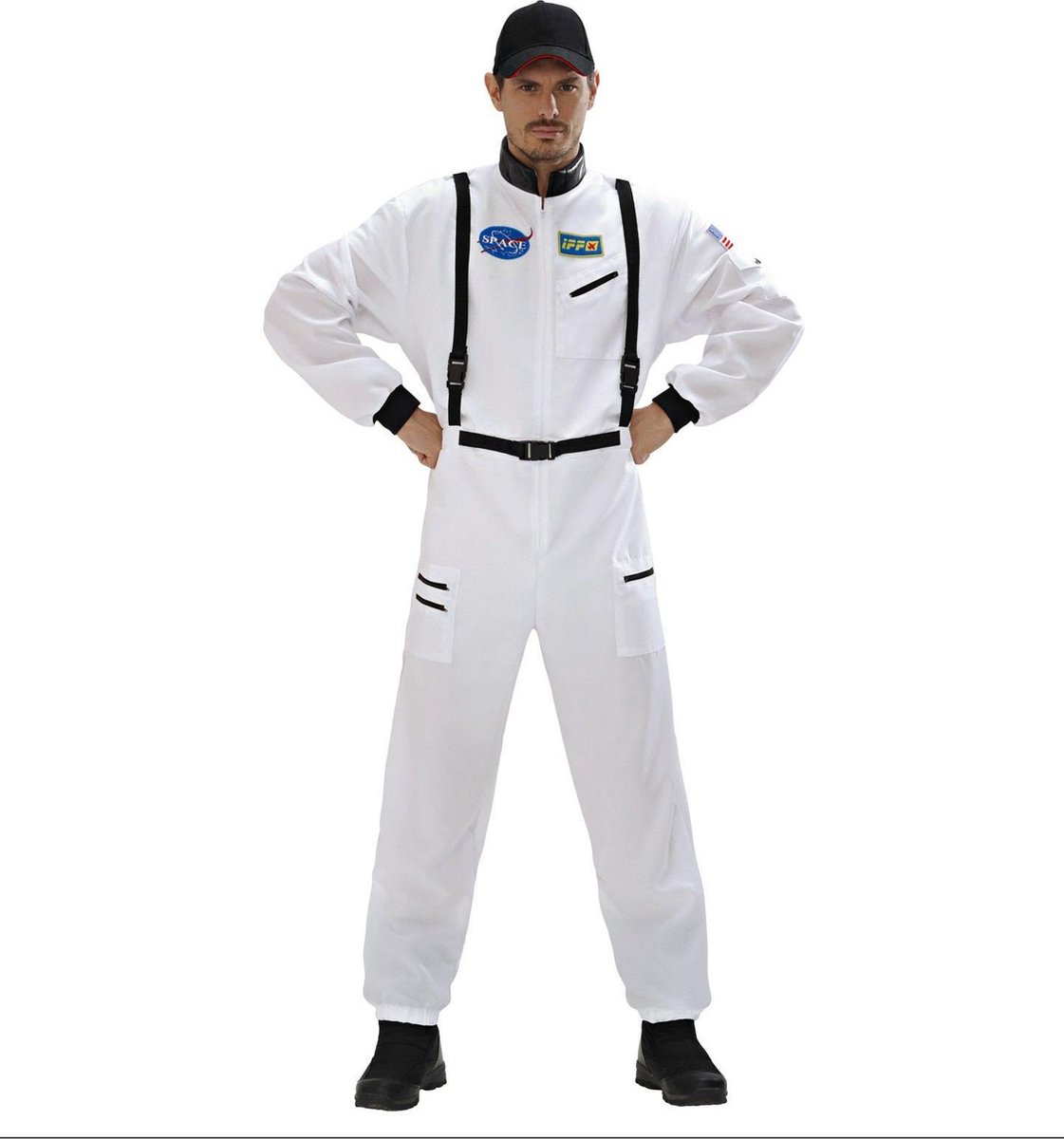 Astronauten kostuum wit