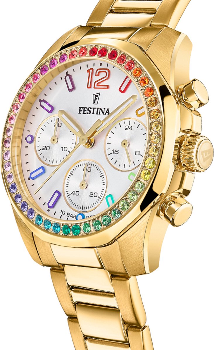 Montre femme Festina CLASSIC F20557-3 - Bracelet Acier doré sur