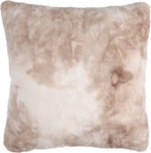 Tapijtenloods Rumba Kussen Vacht Hoogpolig Soft Touch Taupe- 45x45 CM