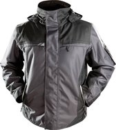 Winterjas heren Yukon zwart/grijs maat L