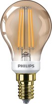 Philips Classic LEDluster E14 P45 5W 822 Goud | Dimbaar - Vervangt 32W