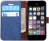 Apple iPhone SE / 5S / 5 Hoesje Portemonnee Donker Blauw