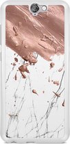 HTC One A9 hoesje - Marble splash