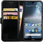 Rosso Element Nokia 4.2 Hoesje Book Cover Zwart