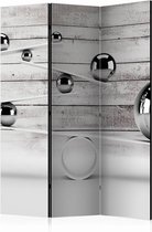 Vouwscherm - Balans 135x172cm , gemonteerd geleverd (kamerscherm)  dubbelzijdig geprint