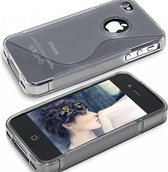 teer ontwerp behandeling Apple iPhone 4 en 4S Soft Siliconen Skin Case, Stoere S-Line Telefoon Hoes  | bol.com