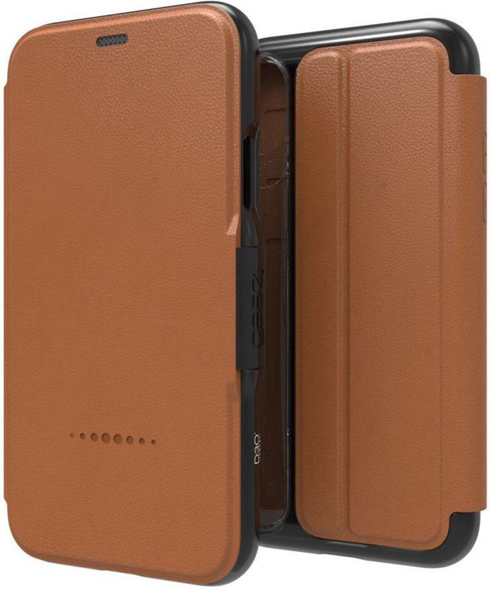 Gear4 D3O Oxford BookCase Apple iPhone XS Bruin