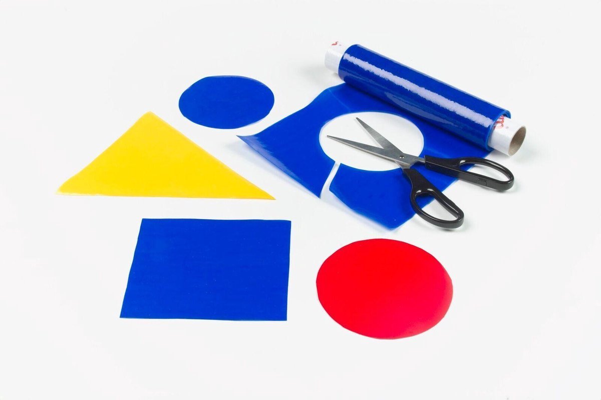 Antislip op rol Dycem®: 20 cm x 2 m - blauw