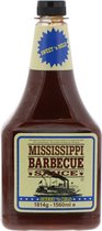 Mississippi - BBQ Saus | Barbecue saus | Sweet 'n mild - Fles 1560ml