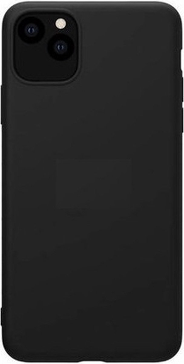 iPhone 14 Pro Max Luxe Siliconen hoesje zwarte kleur