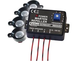 Kemo M094 Ultrasone marterverschrikker Met flitslicht, Met luidspreker 1 stuk(s)