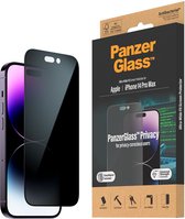 Geschikt voor PanzerGlass Apple iPhone 14 Pro Max Privacy Screen Protector Case Friendly