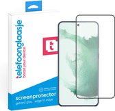 Telefoonglaasje Screenprotector - Geschikt voor Samsung Galaxy S22 - Case Friendly - Gehard Glas - Beschermglas