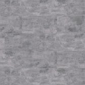 ARTENS - PVC vloer - ZINC 2 click vinyl tegels - vinyl vloer - FORTE - betonlook - grijs - L.61 cm x B.30.5 cm - dikte 4 mm - 1.67 m²/ 9 tegels - belastingsklasse 32