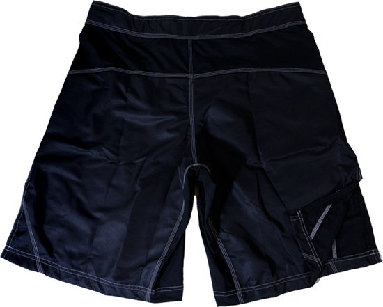 MMA Short Danger | microfibre satinée | noir - Taille du produit : XXL