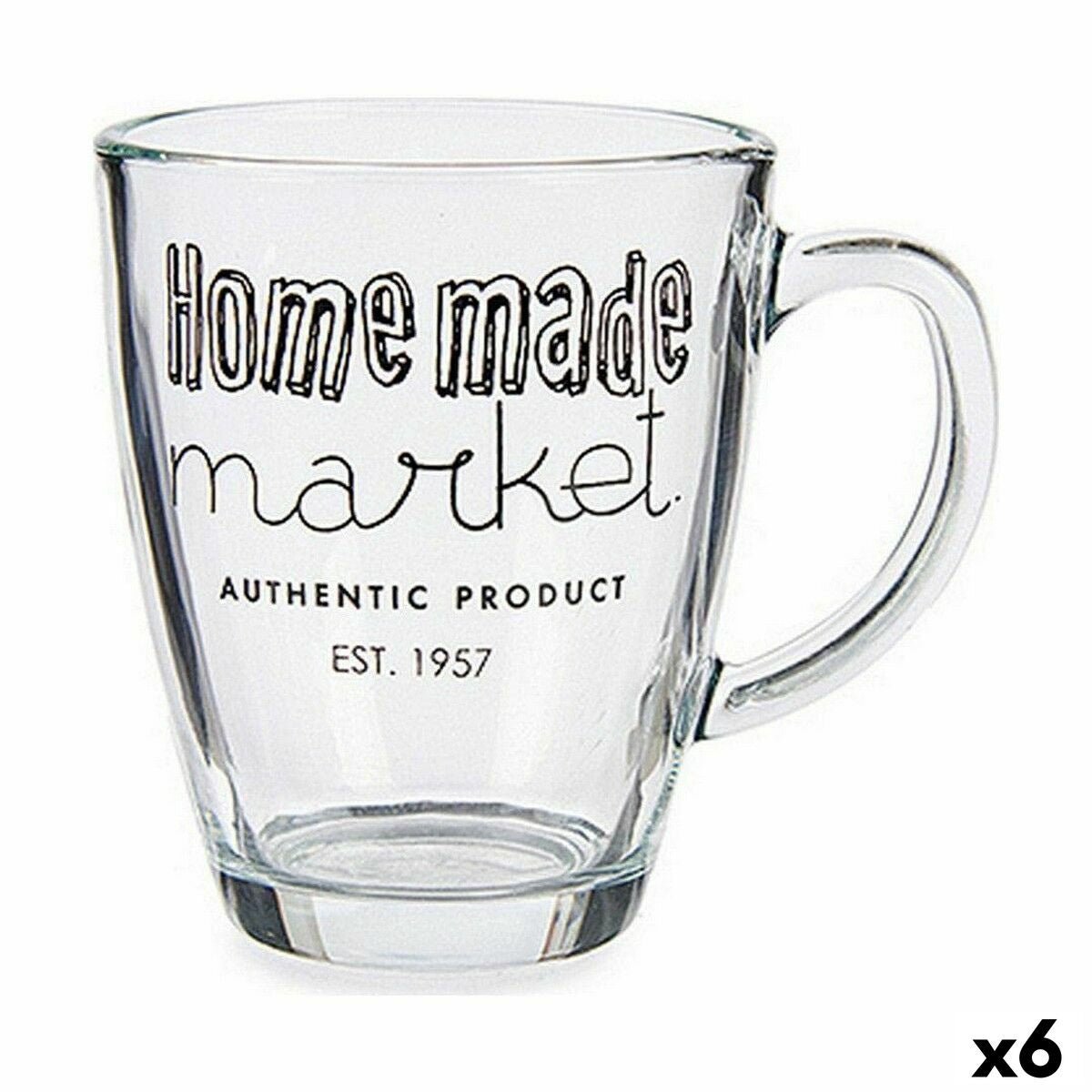 Vivalto - Mokken set van 6 - Transparant - 6 x 320ml