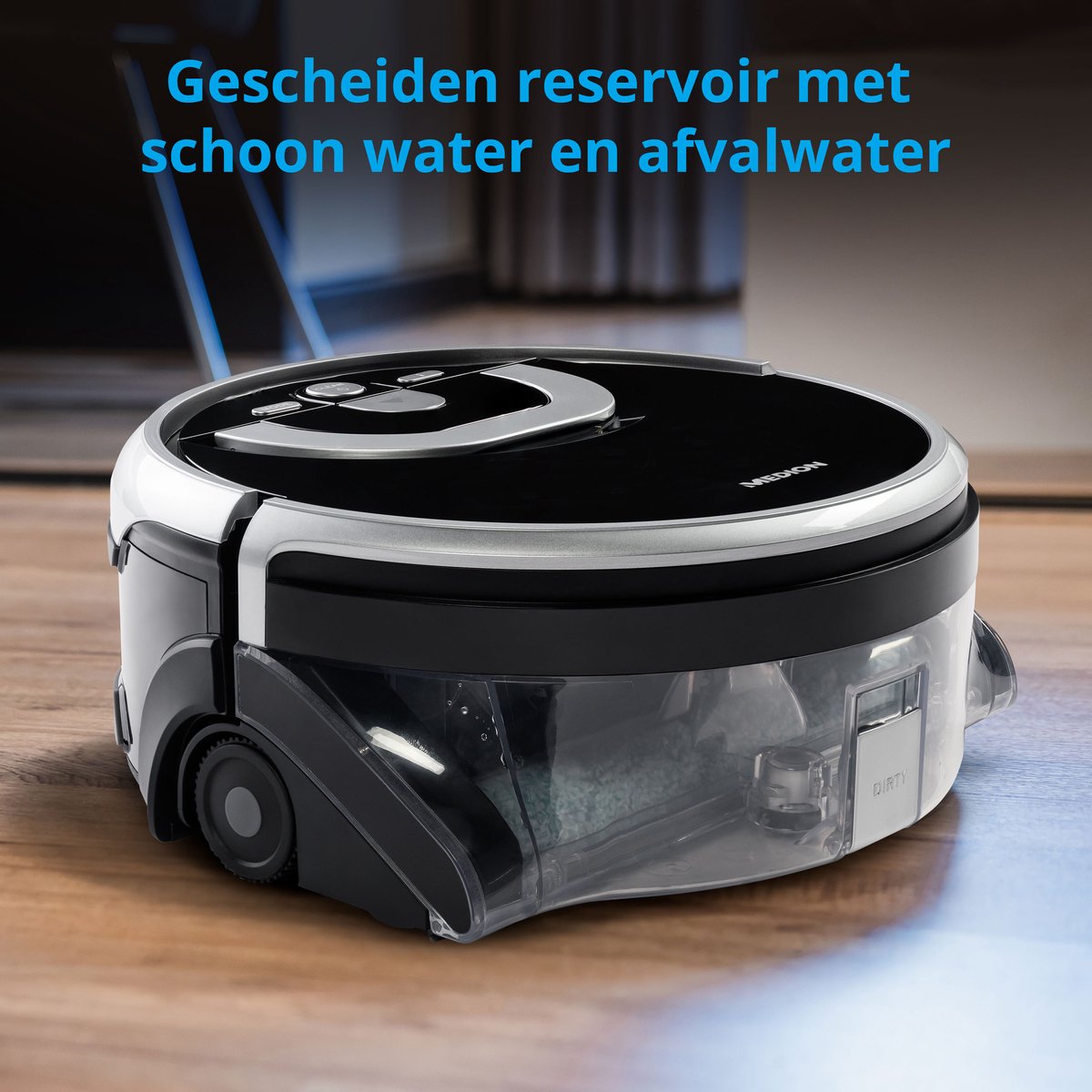 MEDION Robot laveur P10 W MD 20051 | Navigation intelligente | Réservoir  d'eau de 0 |... | bol.com