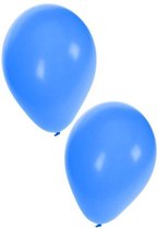 Ballon 50 x blauw nr 10