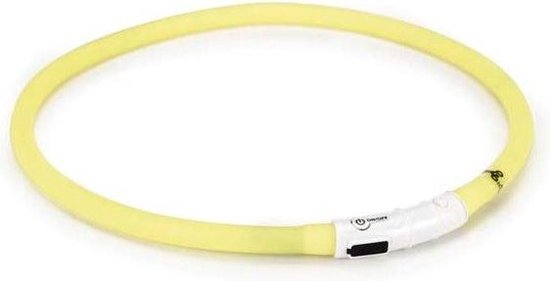 Beeztees Safety Gear Halsband Dogini Met USB Geel