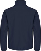 Clique Softshell jas Classic - Dark Navy - Maat S