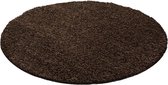 "Vloerkleed Life Shaggy Bruin (1,20x1,20 Rond )"