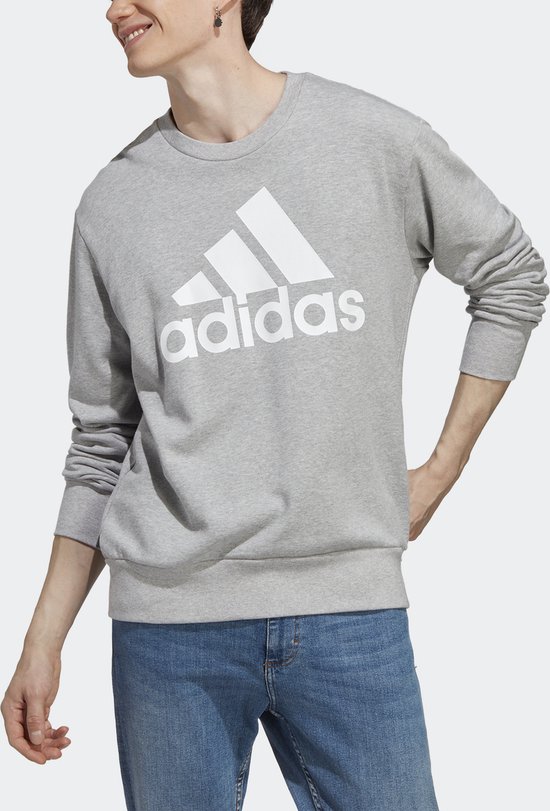 adidas Sportswear Essentials French Terry Big Logo Sweatshirt - Heren - Grijs- L