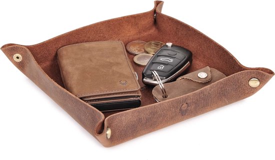 Porte-poche en cuir Poche, boîte de rangement pratique, pour portefeuilles,  montres