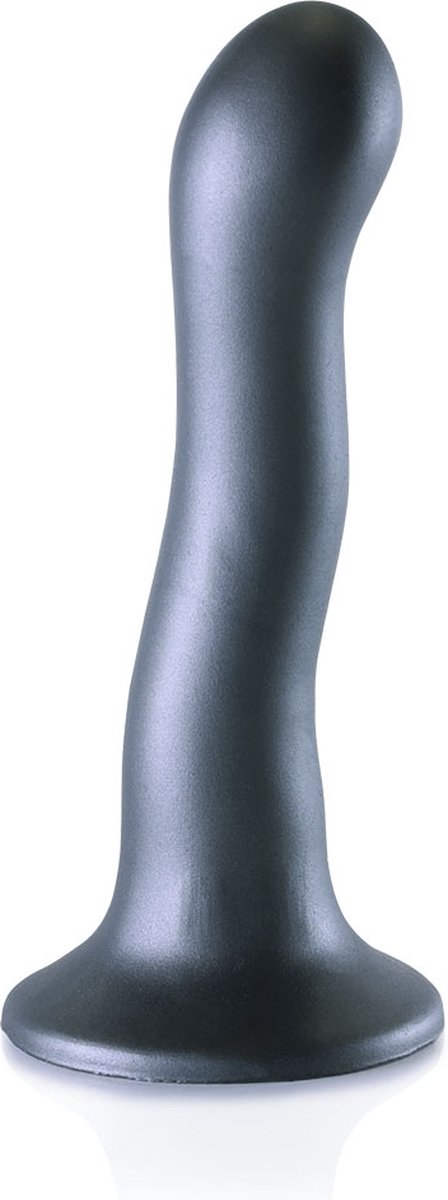 Goedkoopste Ultra Soft Silicone Curvy G-Spot Dildo - 7'' / 17 cm