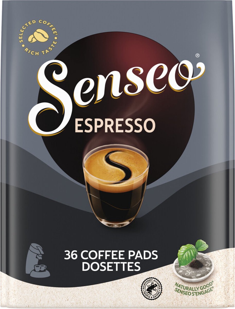 Senseo Espresso koffiepads - 9/9 Intensiteit - 10 x 36 pads | bol.com