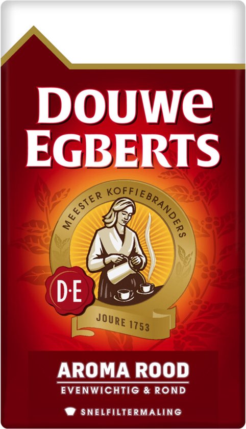 Douwe Egberts snelfiltermaling - Aroma Rood - 250 gram
