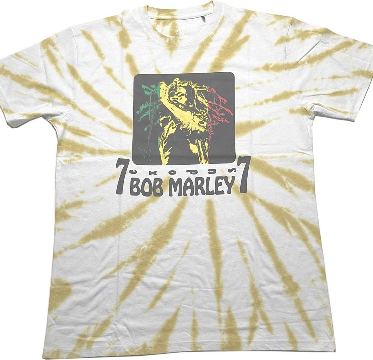 Bob Marley - 77 Heren T-shirt - S - Wit