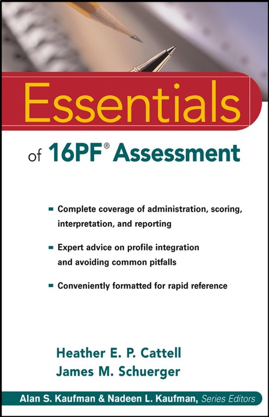 Essentials Of 16Pf Assessment - cover