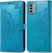Coque Nokia G22 iMoshion Mandala Bookcase - Turquoise
