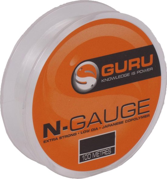 Foto: Guru drag line nylon lijn 0 13 mm 4lb 100 m